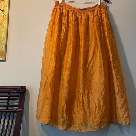 Vince Dresses & Skirts - Vince Saffron Silk Skirt
